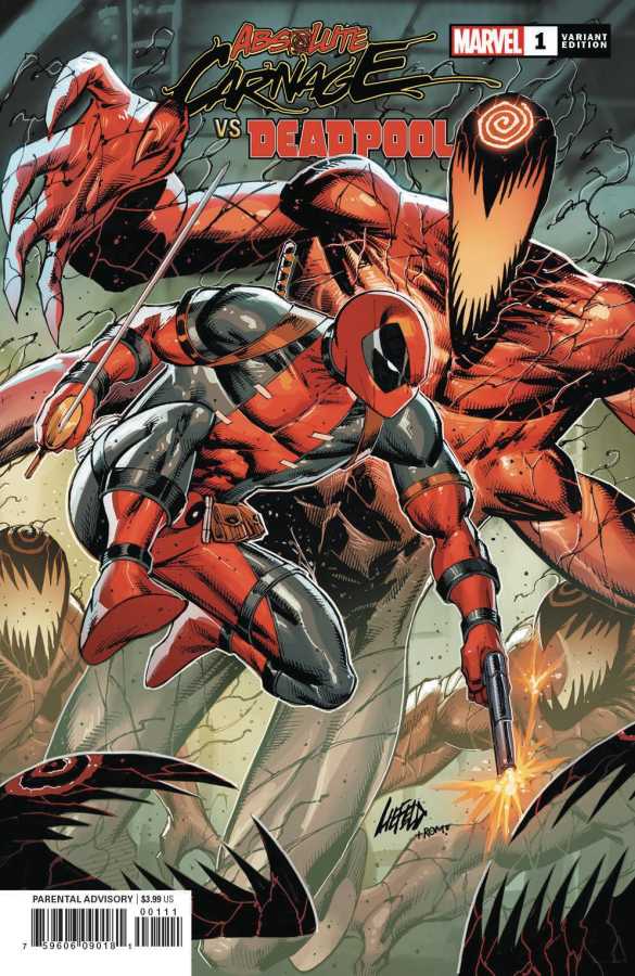 Marvel - ABSOLUTE CARNAGE VS DEADPOOL # 1 LIEFELD CONNECTING VARIANT
