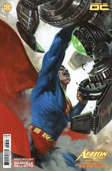 DC Comics - ACTION COMICS (2016) # 1058 COVER D GABRIELE DELLOTTO ARTIST SPOTLIGHT CARD STOCK VARIANT