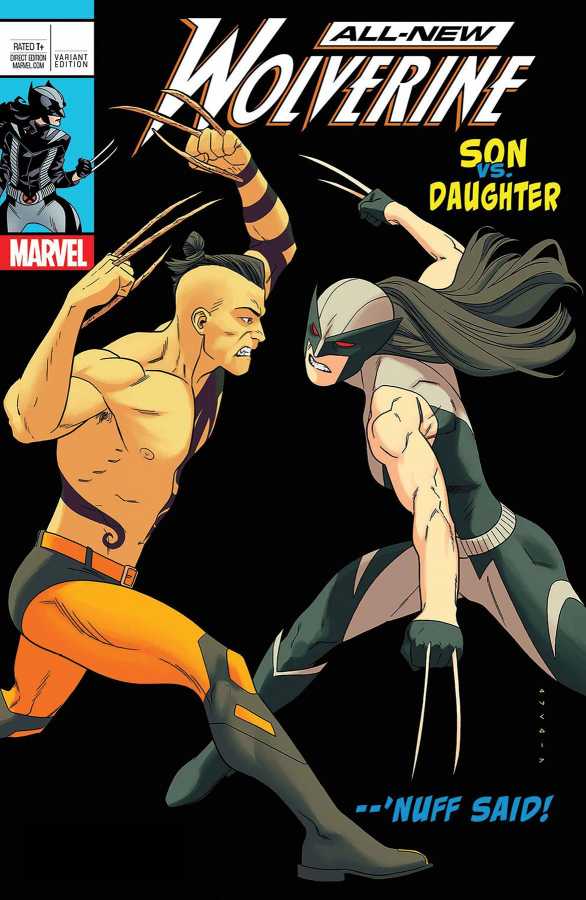 Marvel - All New Wolverine # 25 Anka Lenticular Homage Variant Leg