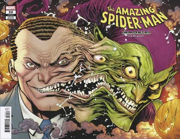 Marvel - AMAZING SPIDER-MAN (2018) # 30 OTTLEY IMMORTAL WRAPAROUND VARIANT
