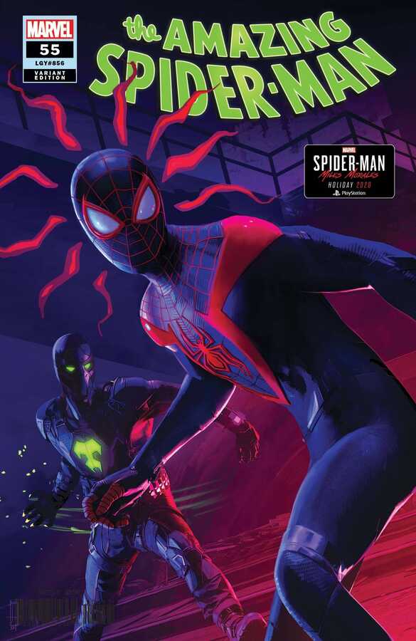 Marvel - AMAZING SPIDER-MAN (2018) # 55 1:10 HORTON SPIDER-MAN MILES MORALES VARIANT 