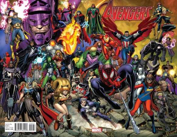 Marvel - Avengers # 0 1:25 Arthur Adams Wraparound Variant