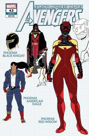 Marvel - AVENGERS (2018) # 42 1:10 GARRON DESIGN VARIANT