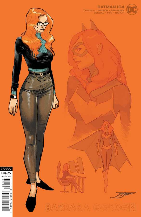 DC Comics - BATMAN (2016) # 104 1:25 BARBARA GORDON DESIGN VARIANT