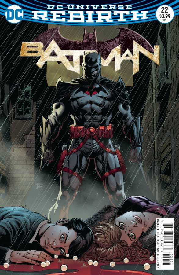 DC Comics - BATMAN (2016) # 22 (THE BUTTON) LENTICULAR COVER