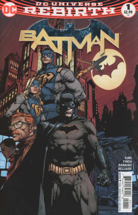 DC Comics - BATMAN (2016) # 1 SECOND PRINTING