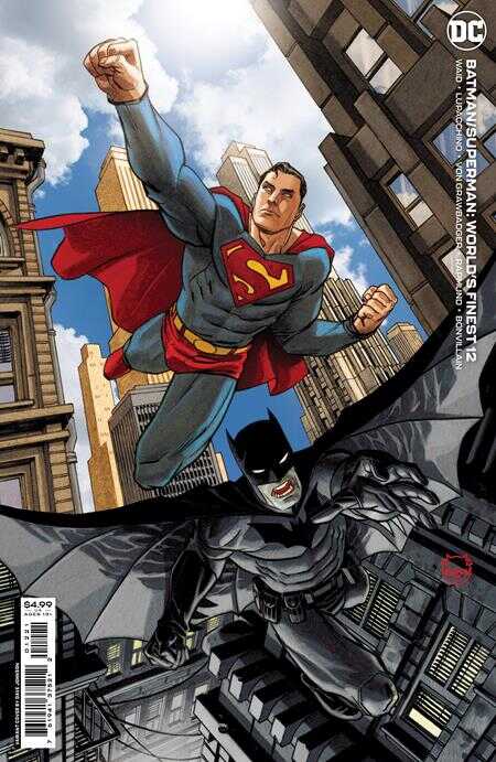 DC Comics - BATMAN SUPERMAN WORLDS FINEST # 12 COVER B DAVE JOHNSON CARD STOCK VARIANT