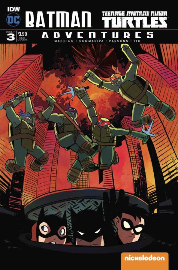 IDW - Batman Teenage Mutant Ninja Turtles Adventures # 3 Variant