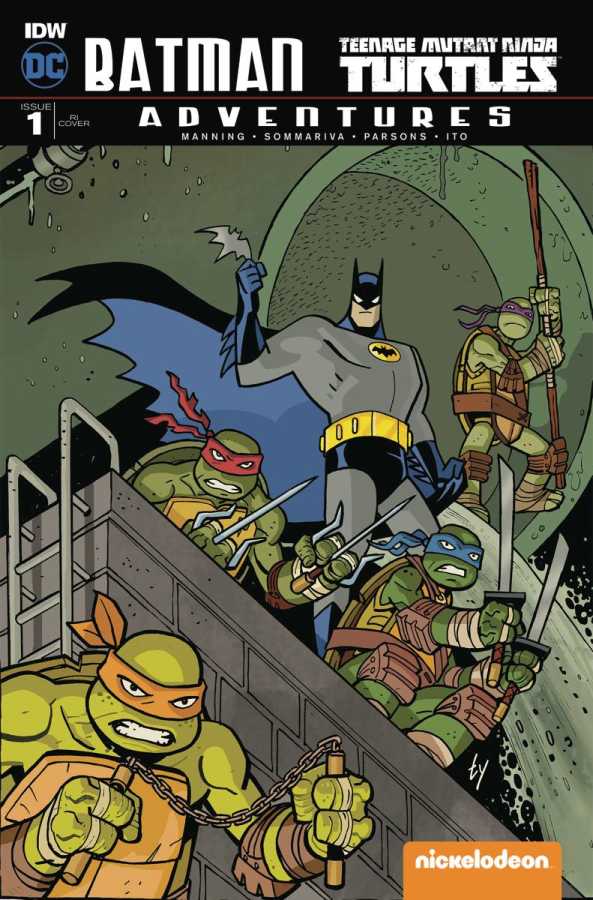 IDW - Batman Teenage Mutant Ninja Turtles Adventures # 1 1:25 Variant