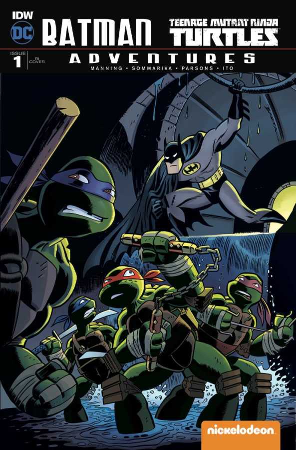 DC Comics - BATMAN TEENAGE MUTANT NINJA TURTLES ADVENTURES # 1 1:10 BARTA VARIANT