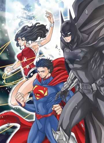 DC Comics - BATMAN & THE JUSTICE LEAGUE MANGA VOL 1 TPB
