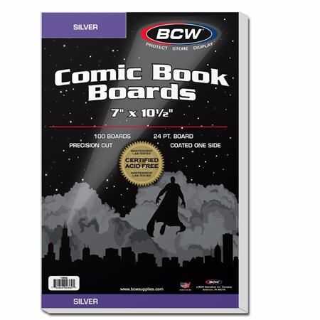 Diğer - BCW SILVER COMIC BACKING BOARDS (PACK OF 100)