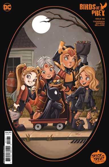 DC Comics - BIRDS OF PREY (2023) # 2 COVER F CHRISSIE ZULLO TRICK OR TREAT CARD STOCK VARIANT