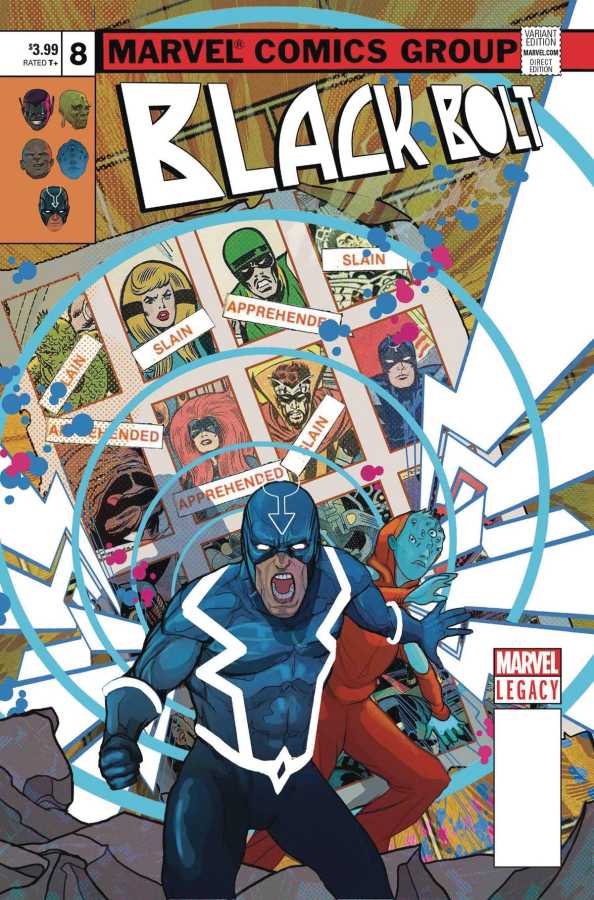 DC Comics - BLACK BOLT # 8 WARD LENTICULAR HOMAGE VARIANT 