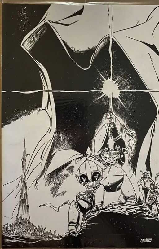 Marvel - CANTO TALES OF UNNAMED WORLD # 1 WHATNOT EXCLUSIVE STAR WARS HOMAGE VARIANT B/W