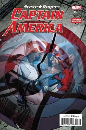 Marvel - CAPTAIN AMERICA STEVE ROGERS # 7 MCKONE DEVIDED WE STAND VARIANT