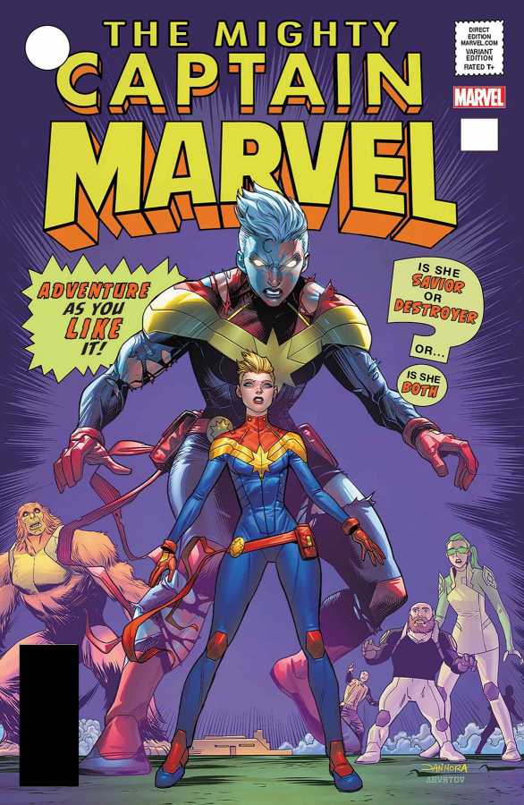 Marvel - Captain Marvel # 125 Mora Lenticular Homage Variant 
