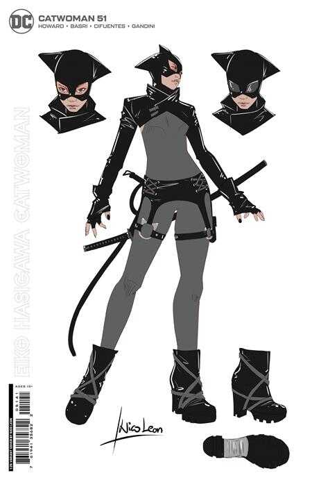 DC Comics - CATWOMAN # 51 COVER D 1:25 NICO LEON CARD STOCK VARIANT