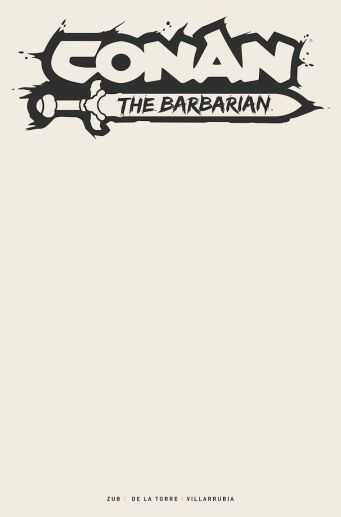 Titan Comics - CONAN THE BARBARIAN (2023) # 1 COVER H BLANK VARIANT