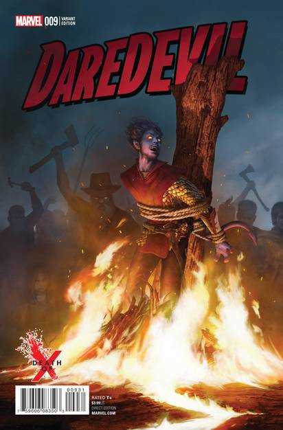 Marvel - DAREDEVIL (2015) # 9 RAHZZAH DEATH OF X VARIANT