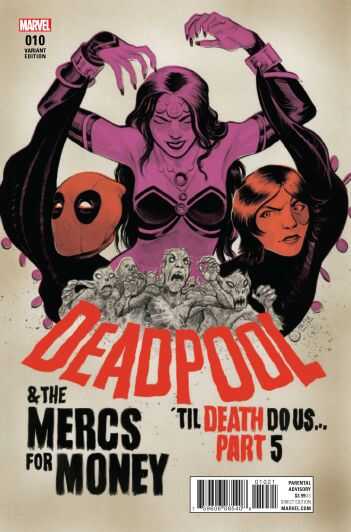 Marvel - DEADPOOL & THE MERCS FOR MONEY (SECOND SERIES) # 10 CROOK POSTER VARIANT