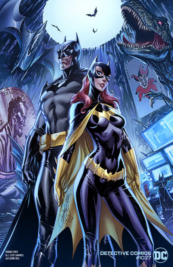DC Comics - Detective Comics # 1027 Cover C J Scott Cambell Batman Batgirl Variant