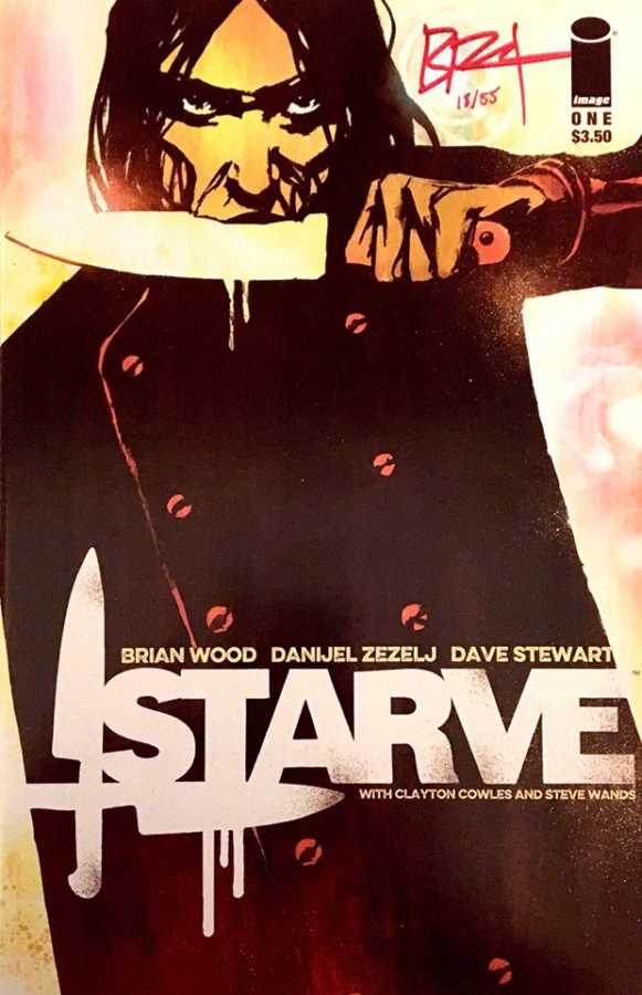 DC Comics - DF Starve # 1 Brian Wood İmzalı Sertifikalı