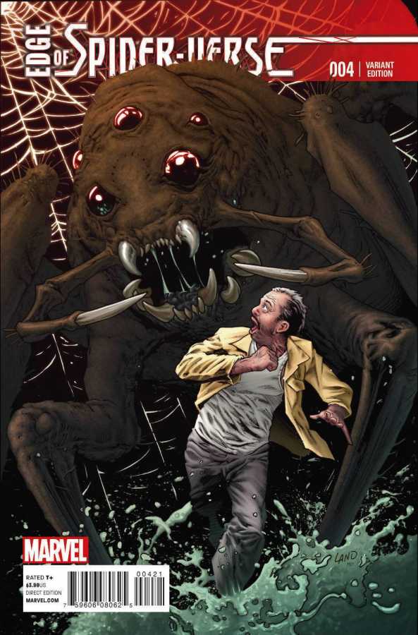Marvel - EDGE OF SPIDER-VERSE (2014) # 4 1:25 LAND VARIANT