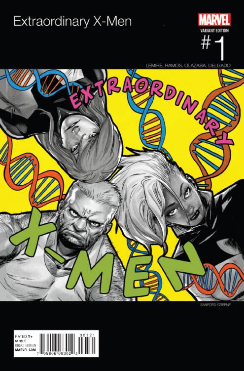 Marvel - EXTRAORDINARY X-MEN # 1 GREENE HIP HOP VARIANT