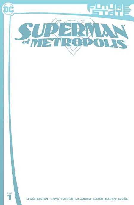 DC Comics - FUTURE STATE SUPERMAN OF METROPOLIS # 1 (OF 2) CVR C BLANK CARD STOCK VAR