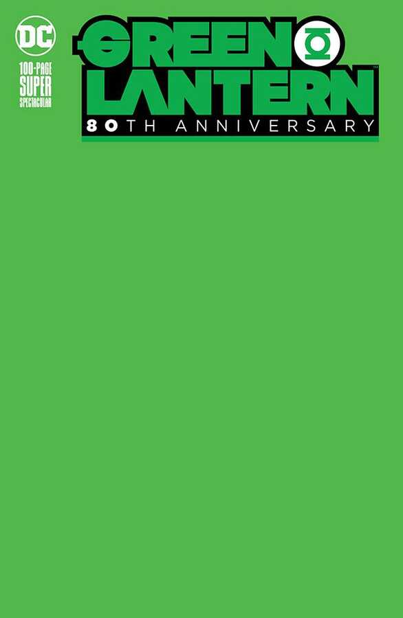 DC Comics - Green Lantern 80th Anniversary 100 Page Super Spectacular # 1 Blank