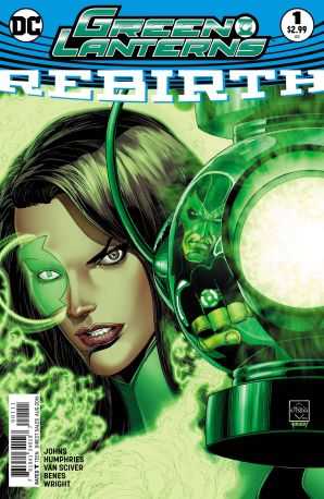 DC Comics - DF Green Lanterns Rebirth # 1 Ethan Van Sciver İmzalı Sertifikalı
