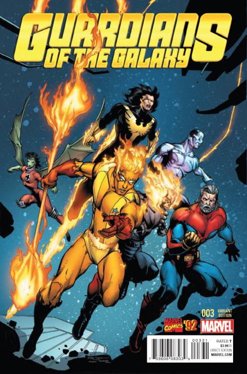 Marvel - GUARDIANS OF THE GALAXY (2015) # 3 1:20 PORTACIO MARVEL 92 VARIANT