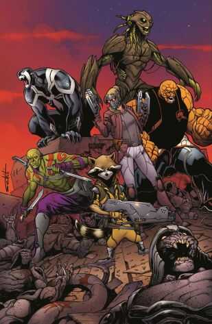 Marvel - GUARDIANS OF THE GALAXY (2015) # 1 1:25 SCHITI VARIANT