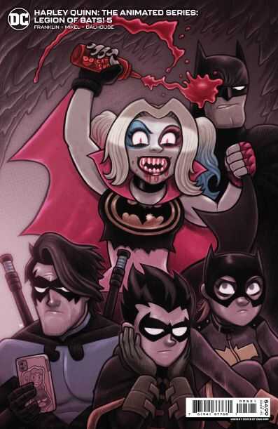 DC Comics - HARLEY QUINN THE ANIMATED SERIES LEGION OF BATS # 5 (OF 6) COVER B DAN HIPP CARD STOCK VARIANT