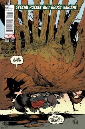 Marvel - HULK (2014) # 8 ROCKET RACCOON AND GROOT VARIANT