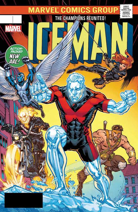 Marvel - ICEMAN # 6 RYAN LENTICULAR HOMAGE VARIANT 