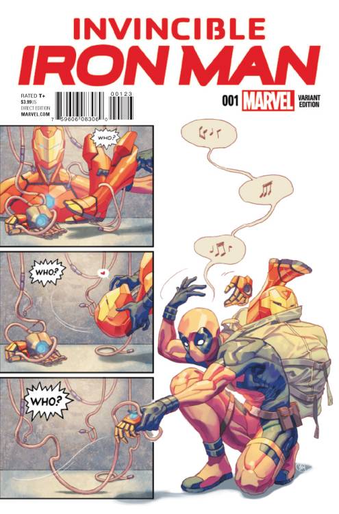 Marvel - INVINCIBLE IRON MAN (2015) # 1 PUTRI PARTY VARIANT