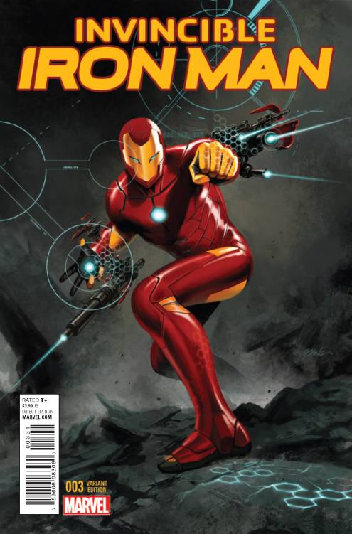 Marvel - INVINCIBLE IRON MAN (2015) # 3 1:25 EPTING VARIANT