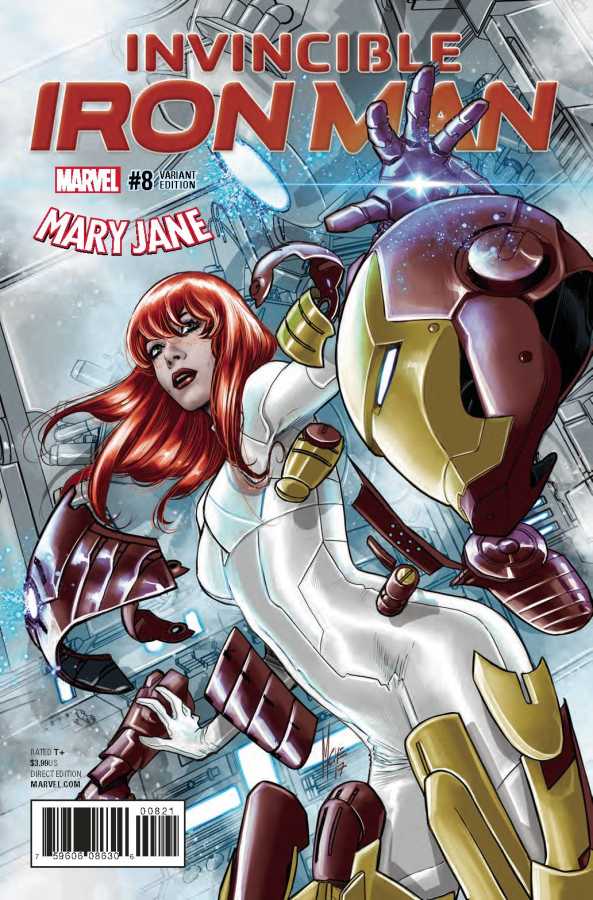 Marvel - INVINCIBLE IRON MAN (2015) # 8 CHECCHETTO MARY JANE VARIANT