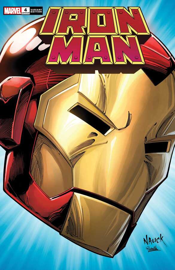 Marvel - IRON MAN (2020) # 4 NAUCK HEADSHOT VARIANT
