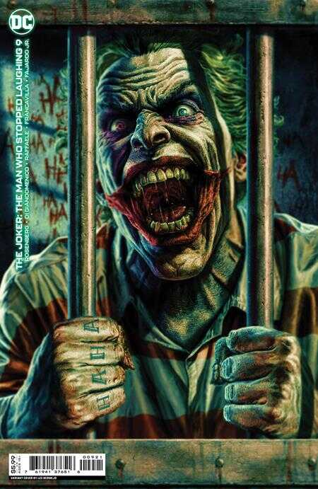 DC Comics - JOKER THE MAN WHO STOPPED LAUGHING # 9 COVER B LEE BERMEJO VARIANT
