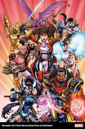 DC Comics - MARAUDERS (2022) # 8 NAUCK X-TREME MARVEL VARIANT