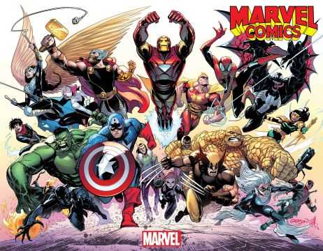 DC Comics - MARVEL COMICS # 1001 GLEASON WRAPAROUND VARIANT