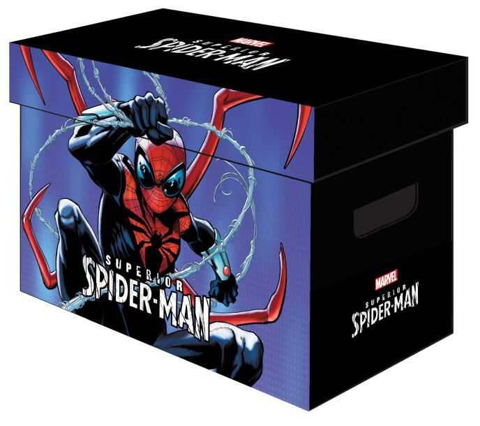 Marvel - MARVEL SUPERIOR SPIDER-MAN SHORT BOX - KISA ÇİZGİ ROMAN SAKLAMA KUTUSU