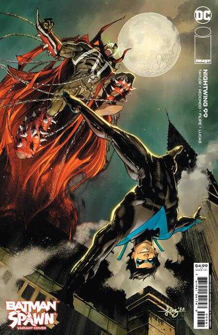 DC Comics - NIGHTWING # 99 COVER G JAVIER FERNANDEZ DC SPAWN CARD STOCK VARIANT
