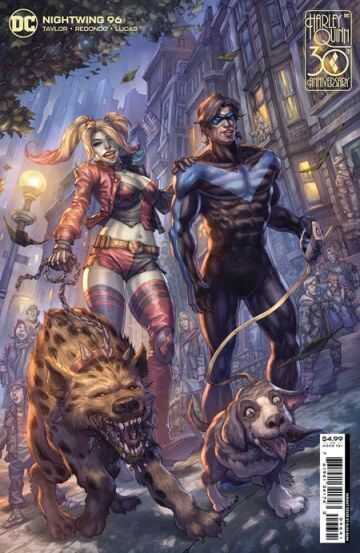 DC Comics - NIGHTWING # 96 COVER C ALAN QUAH HARLEY QUINN 30TH ANNIVERSARY CARD STOCK VARIANT