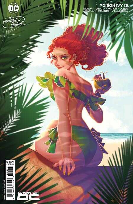 DC Comics - POISON IVY # 13 COVER E SWEENEY BOO SWIMSUIT CARD STOCK VARIANT
