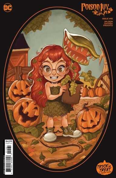 DC Comics - POISON IVY # 15 COVER F CHRISSIE ZULLO TRICK OR TREAT CARD STOCK VARIANT
