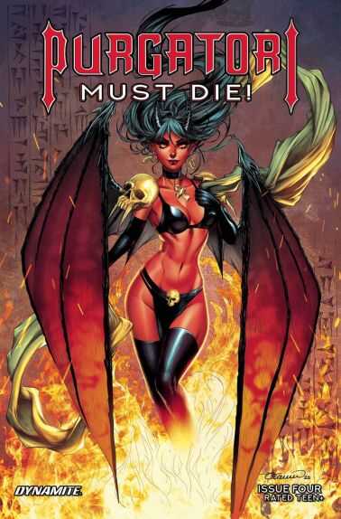 DC Comics - PURGATORI MUST DIE # 4 COVER A TURNER